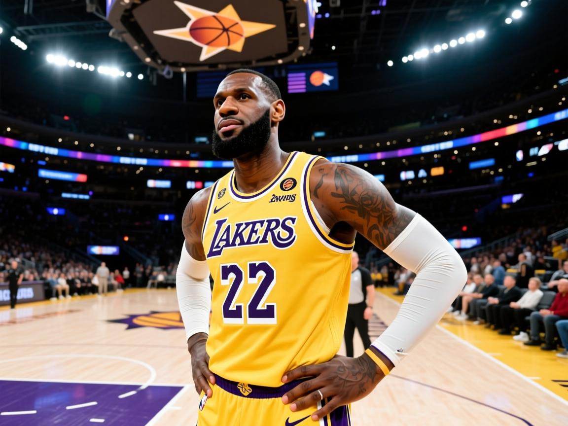 湖人惨败太阳!詹姆斯示弱遭质疑 第3张